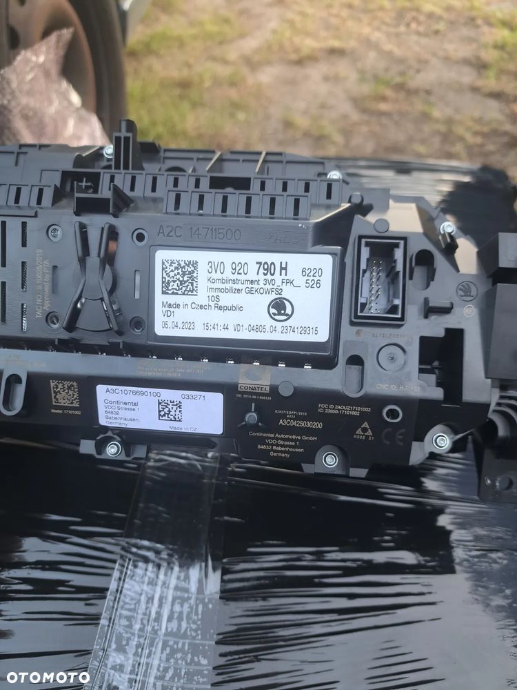 Licznik Zegary Škoda Superb III Virtual Cockpit 3V0920790H - 6