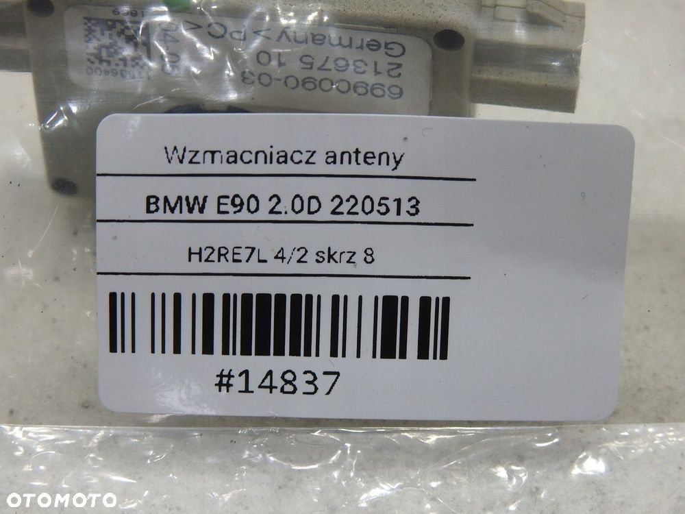 WZMACNIACZ ANTENY ANTENOWY BMW E90 6990090 - 7