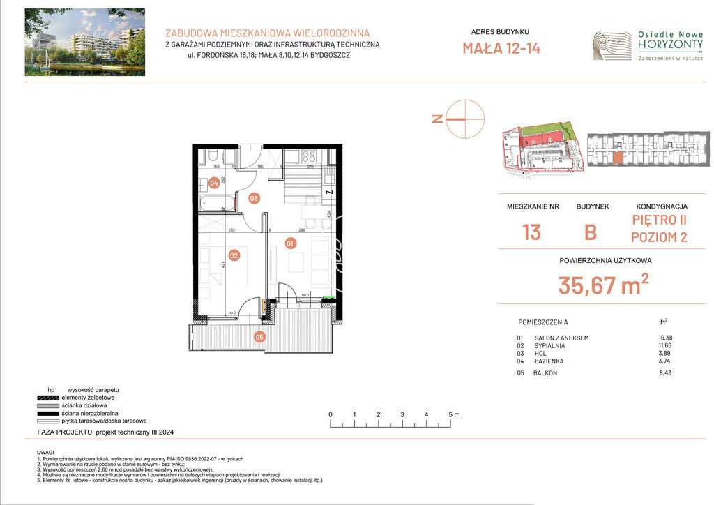NOWE 2 POKOJE | Bartodzieje | Duzy balkon 8m2