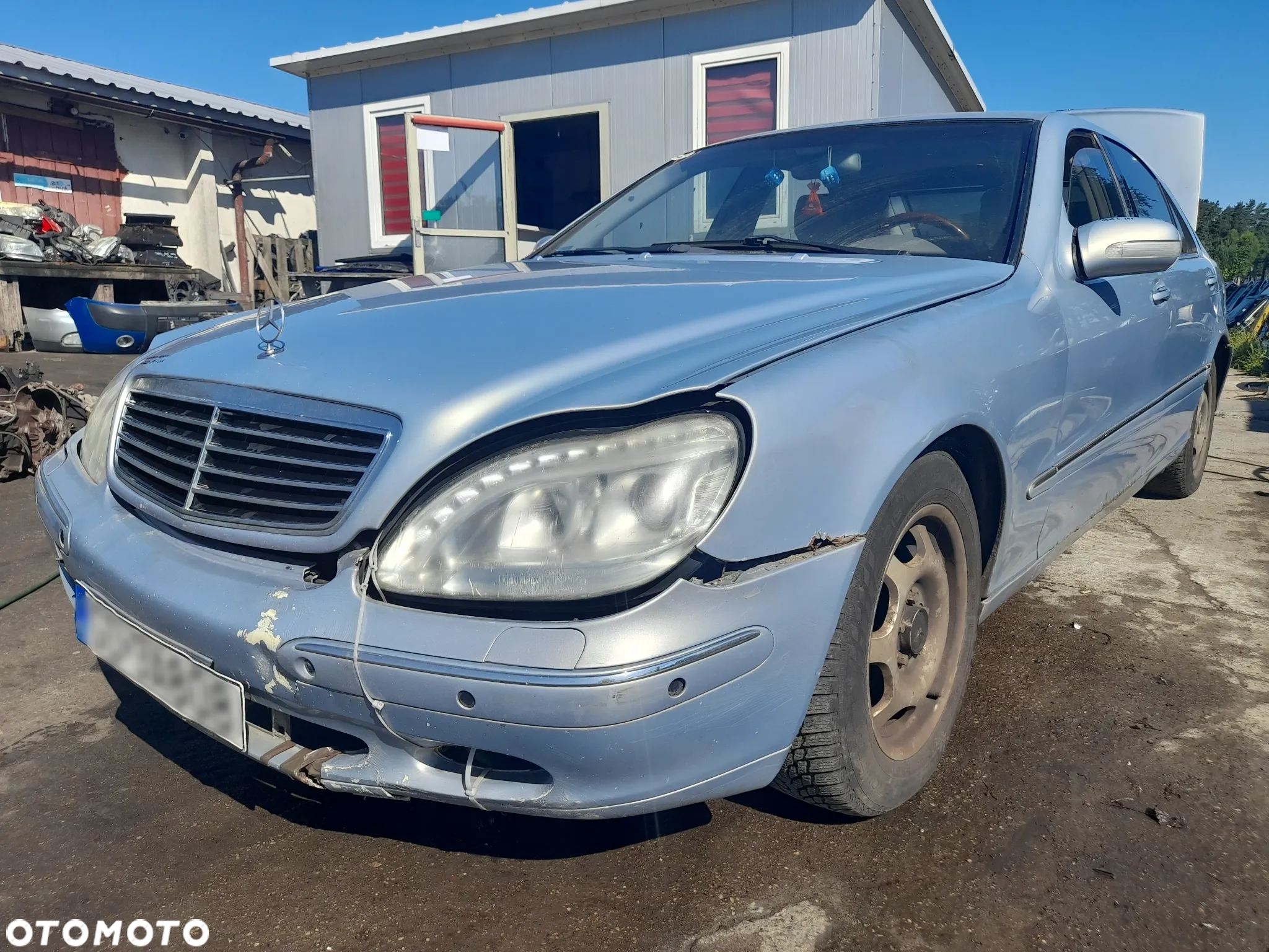 MERCEDES KLASA S W220 MASKA POKRYWA SILNIKA 347 - 19