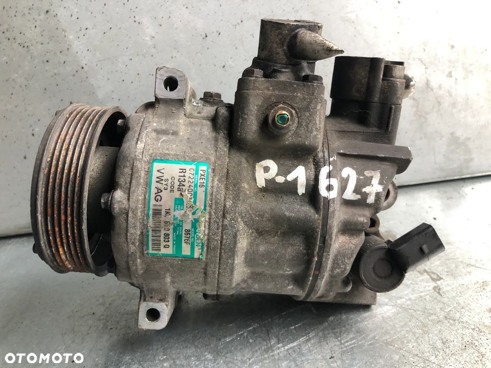 P-1639 . Kompresor Sprężarka Klimatyzacji 6PK 1K0820803Q VW Golf V Passat B6 Audi A3 8P 1.9 2.0 TDI Wysyłka - 6