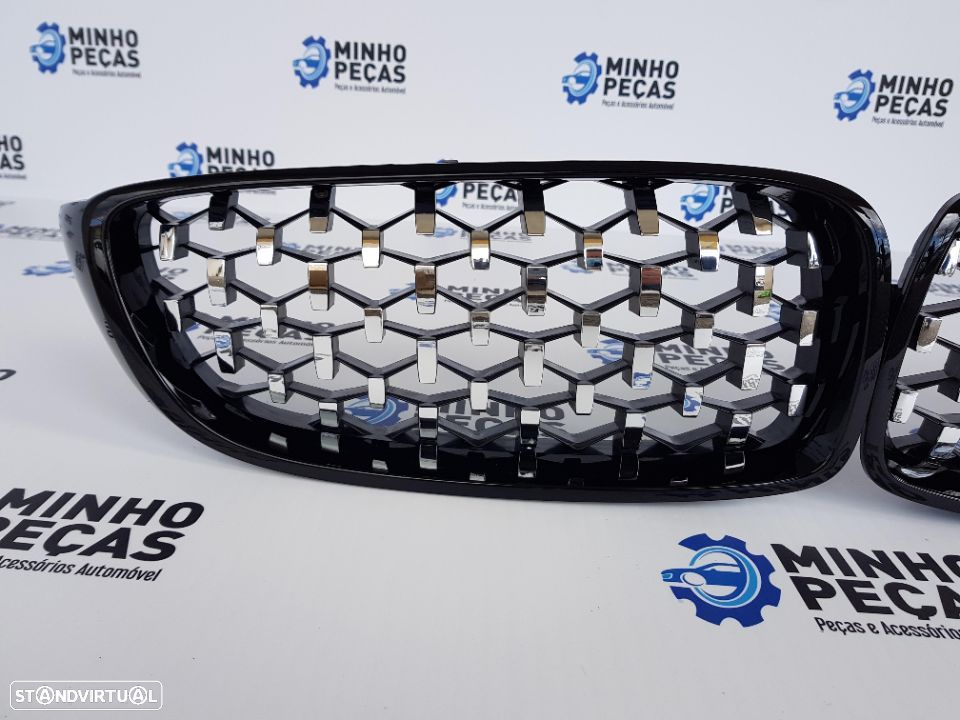 Grelhas Frontais BMW Série 4 (F32/F33/F36) Diamond - 6
