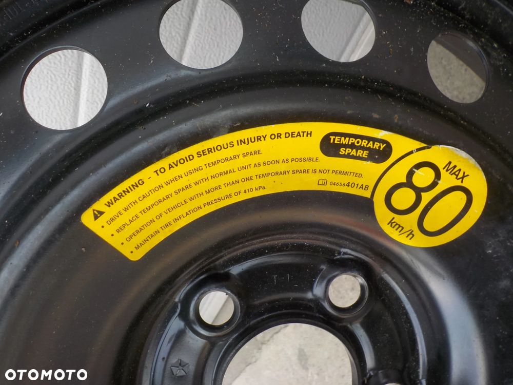 CHRYSLER 300C KOŁO DOJAZDOWE 5X115 145/80/R18 - 10