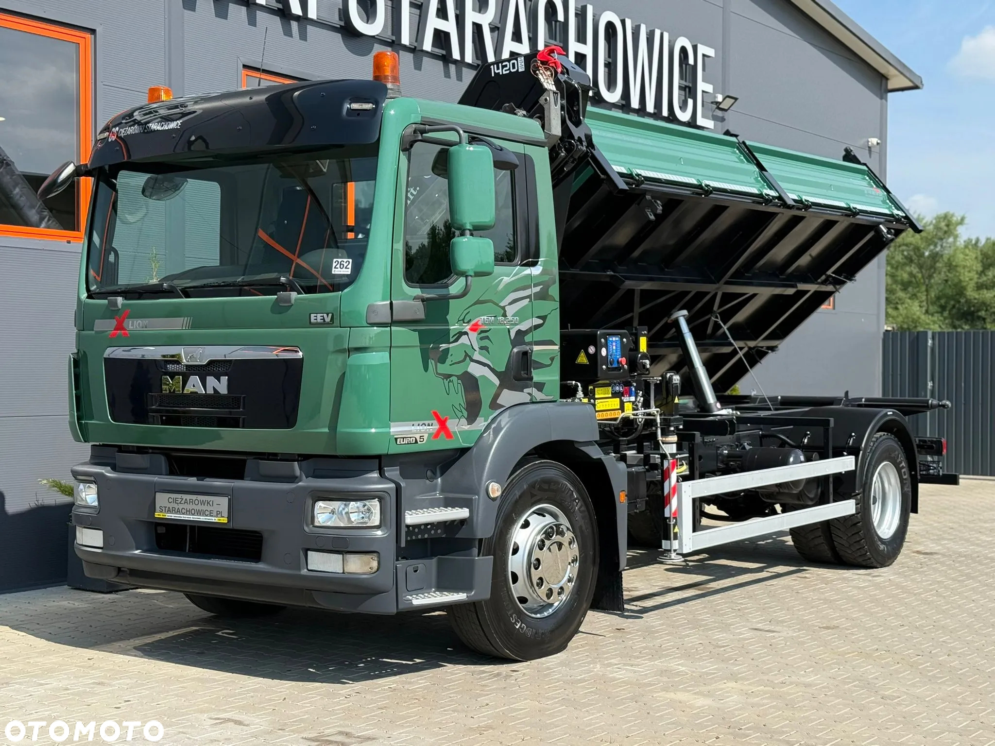 MAN TGM TGL TGS 18.250 // E5 // wywrotka 3-S + HDS HMF 1420 - K2 // budowlanka // energetyka //żuraw dzwig kran crane // Świeżo sprowadzony - 19