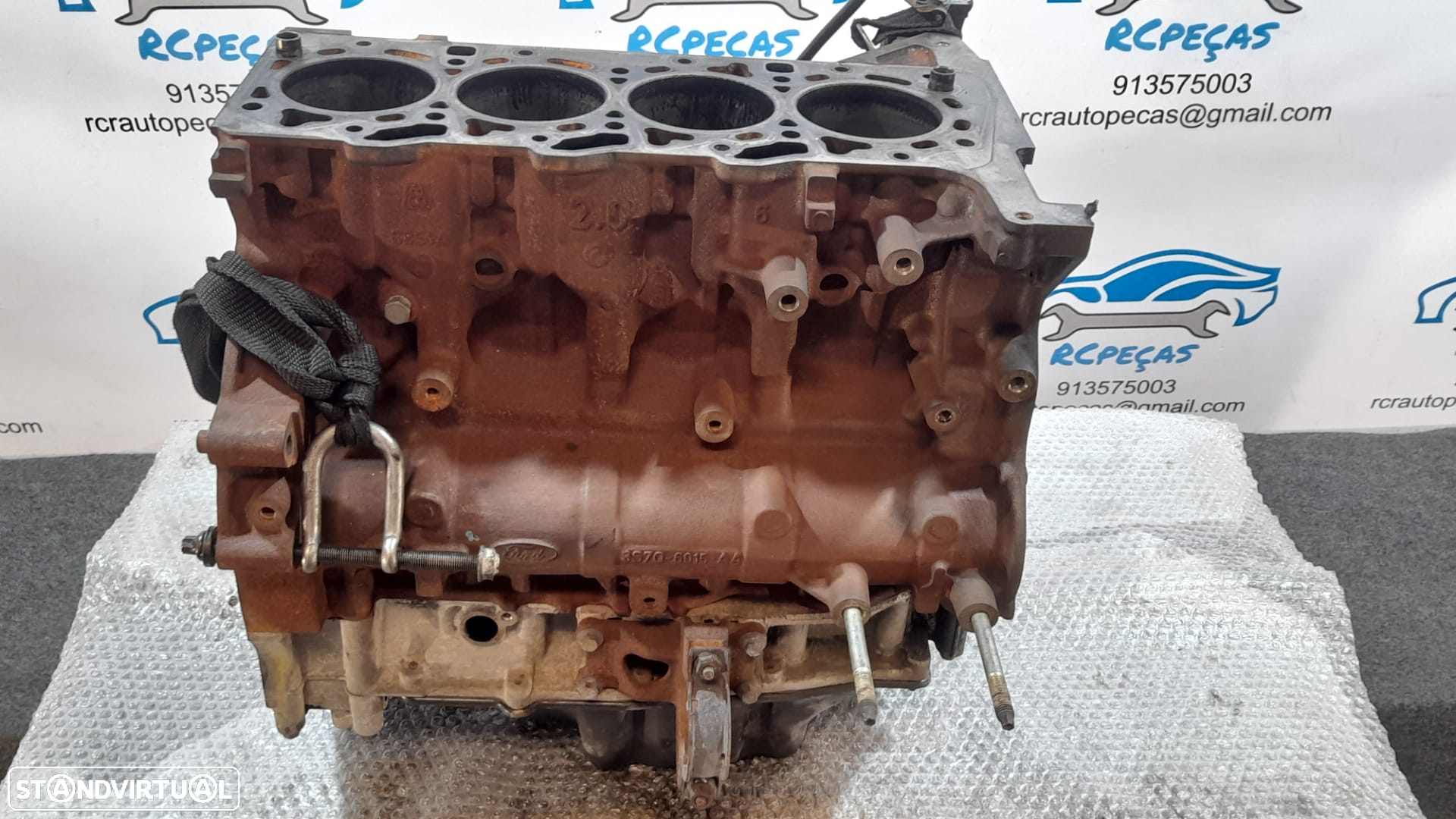 BLOCO ARMADO MOTOR HJBC FORD MONDEO III 3 MK3 2.0 TDCi 16V 115CV HJBC FOCUS CMAX JAGUAR - 10