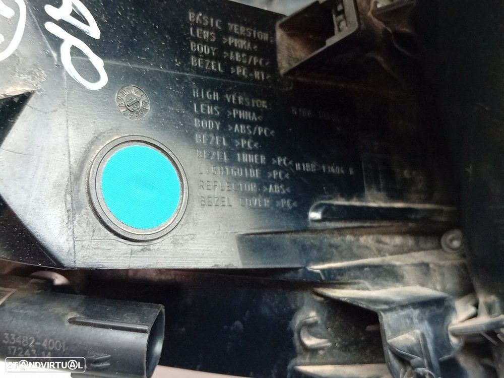 Farolim direito FORD Fiesta VII (HJ, HF) - 5