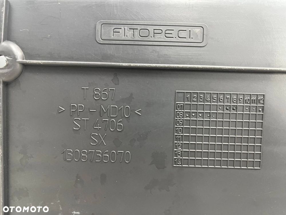 Nakładka progu Citroen Nemo Bipper Fiorino Qubo 07-17r. lewy tylny stopień wewnętrzny 1308736070 - 9