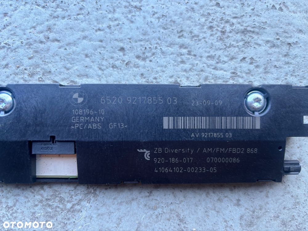 BMW F07 WZMACNIACZ ANTENOWY DIVERSITY 9217855 - 2