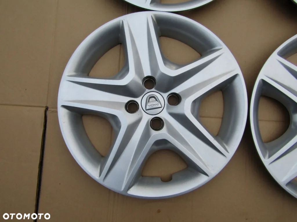 4x Kołpaki Strukturalne 16 Dacia Logan Lodgy Sandero Stepway 4x100 - 9