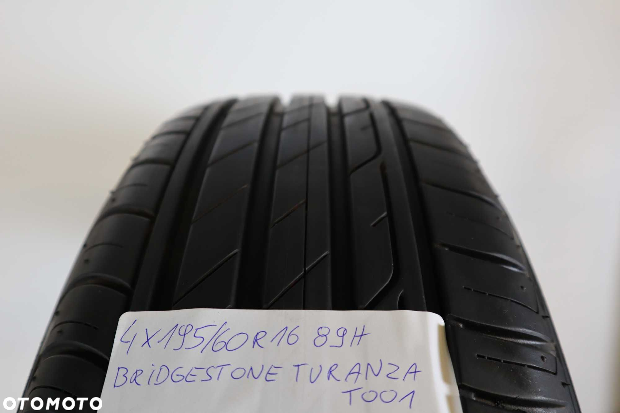 4X195/60R16 89H BRIDGESTONE TURANZA T001 Dot 2020/21 - 5