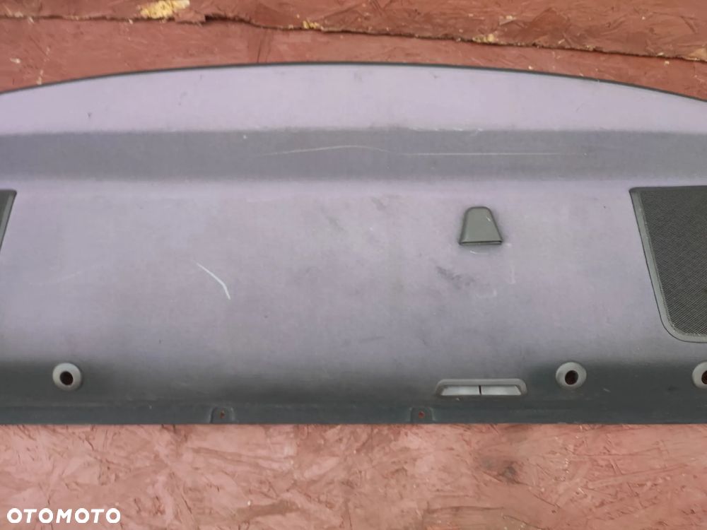 BMW E46 COUPE ORYGINALNA PÓŁKA TYŁ / OSŁONA GRODZI TYŁ + GŁOŚNIKI + ZAŚLEPKI GŁOŚNIKÓW  O NR.  51 46 6 955 325 / 51 46 8 231 125 OEM W DOBRYM STANIE - 8