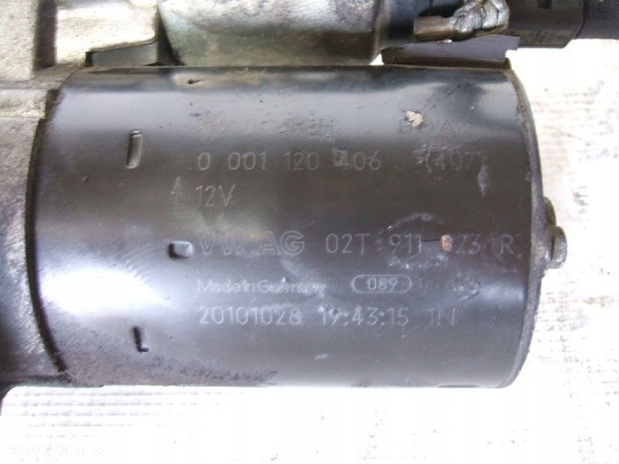 SKODA ROOMSTER FABIA POLO SEAT IBIZA AUDI ROZRUSZNIK STARTER 02T911023R - 5