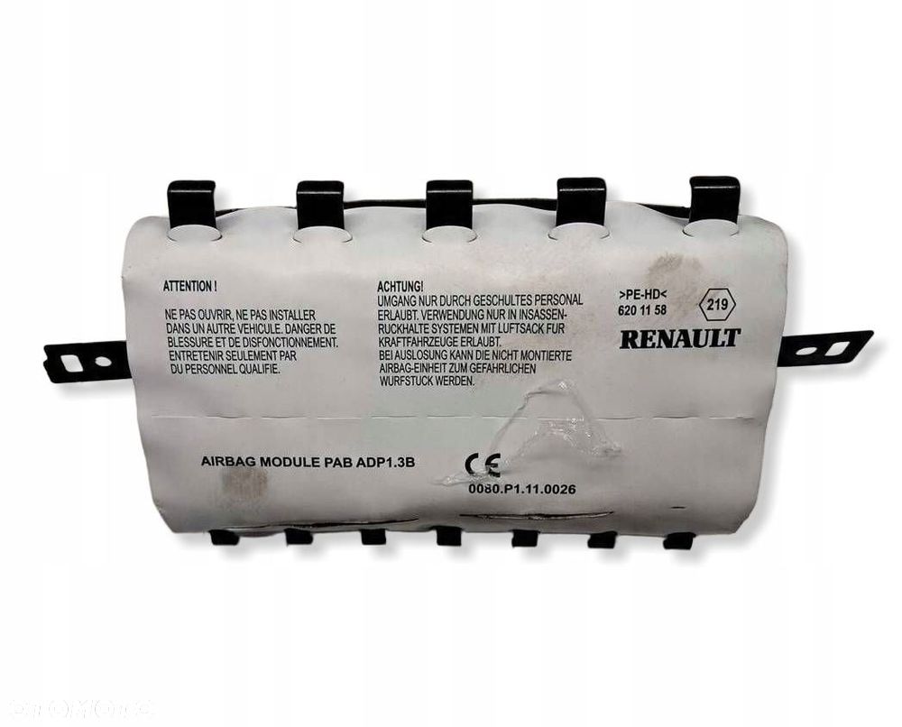 renault clio iv poduszki powietrzne airbag pasy komplet demontaż - 9