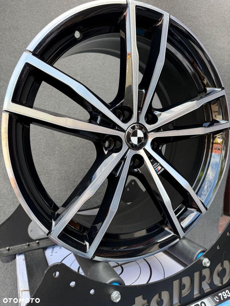 Nowe   alufelgi M pakiet 5x112 19 felgi 8j ET25 i 9J ET35 BMW seria 3 G20 G22 G30 G31 F44 G22 G23 G32 F39 G60 G01 X1 F48 G42 X2 U06 Active Tourer Z4 G29 xDrive jak Styling 930 czarne Japan Racing Carbonado - 1