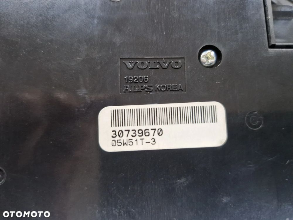 VOLVO V50 S40 C30 C70 PANEL KLIMATYZACJI LIFT  30739670 - 4