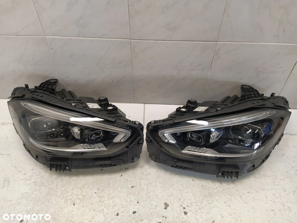 MERCEDES C-KLASA W206 LAMPA LAMPY REFLEKTOR REFLEKTORY PRZÓD PRZEDNIE LEWA PRAWA DIGITAL LIGHT PRZETWORNICE KOMPLETNE ORYGINAŁ - 3