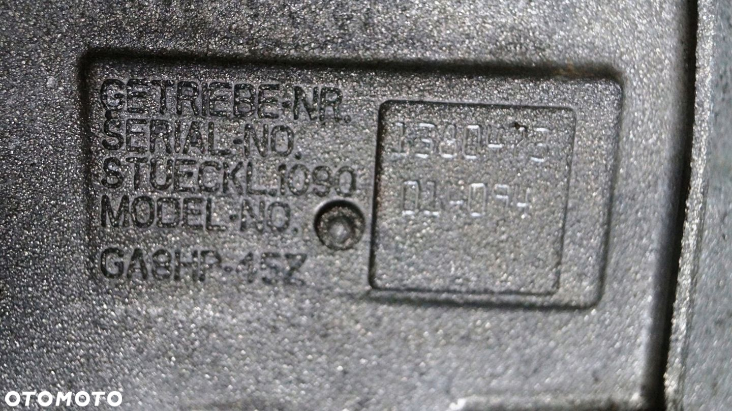 SKRZYNIA BIEGÓW BMW SEIRIA 5 F10 520d LIFT 2.0 D 16V 184KM GA8HP-45Z 2014 - 13