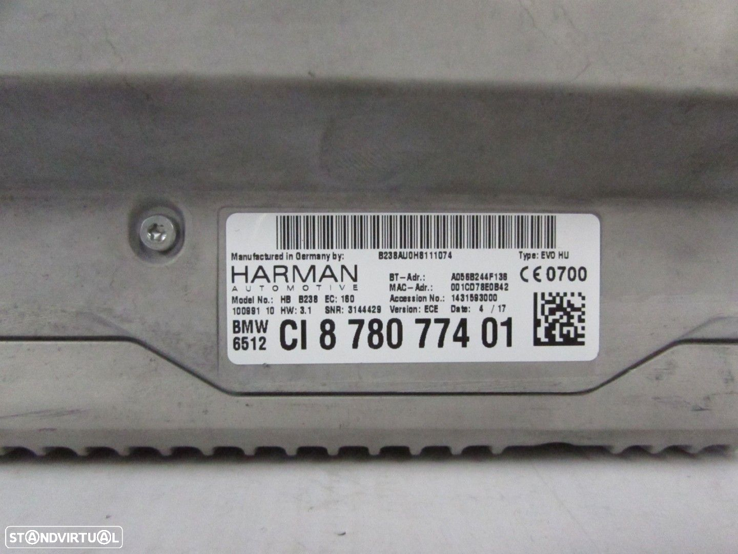 Sistema de navegação Profissional NBT EVO Seminovo/ Original BMW 7 (G11, G12)/BM... - 3