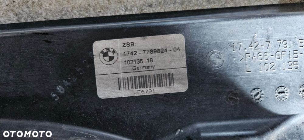 BMW 5 E60 3.0D MANUAL Komplet chłodnic Chłodnice Chłodnica wody klimatyzacji Wentylator 7787830 7787432 7787440 7787446 6925724 - 17