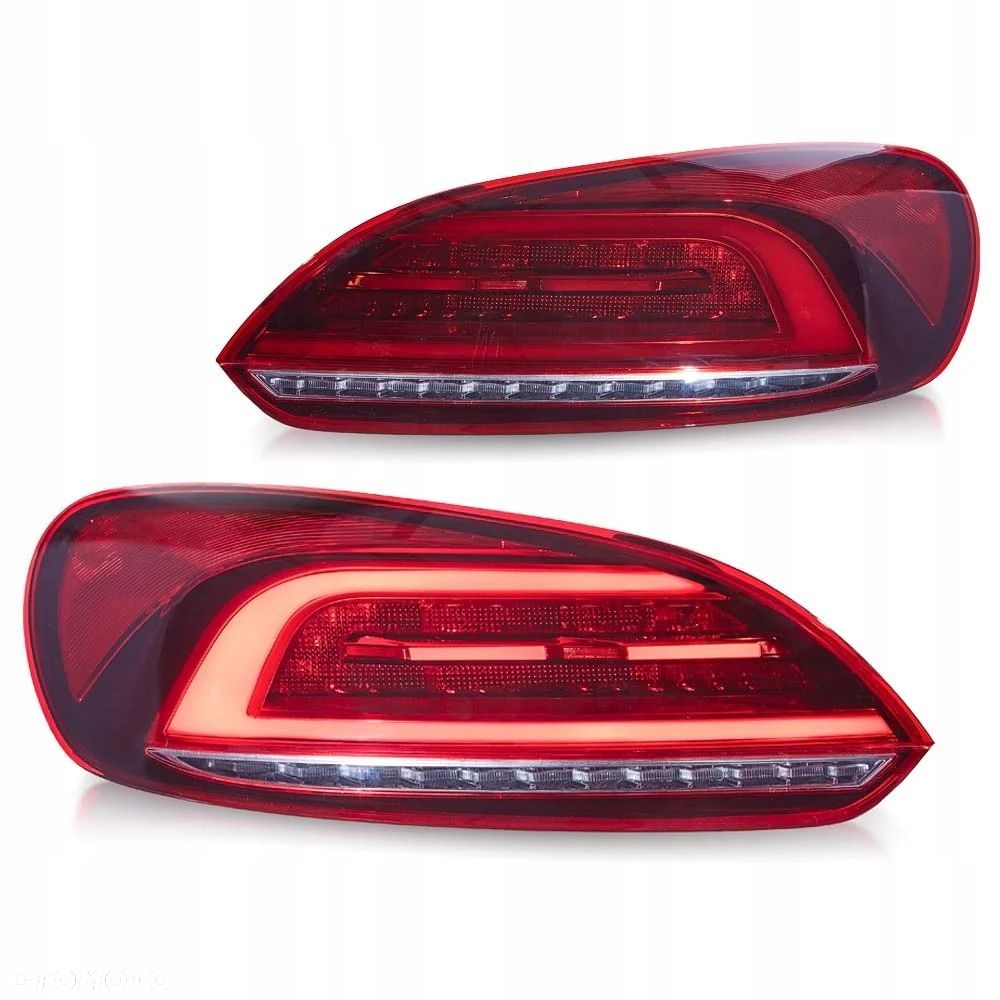 Lampy tyl ne kpl L+R Vland Full Led Tuning Red VW Scirocco 1k8 2008-2014 - 2