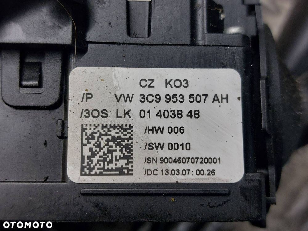 MANETKA PRZEŁĄCZNIK ZESPOLONY VOLKSWAGEN PASSAT B6 3C0953653 3C9953513C - 6