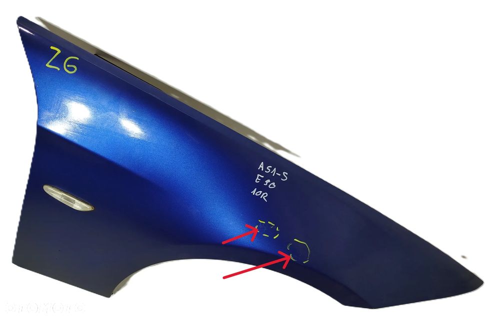 Błotnik prawy przedni przód BMW 3 E90 E91 05-12 A51/5 - 1