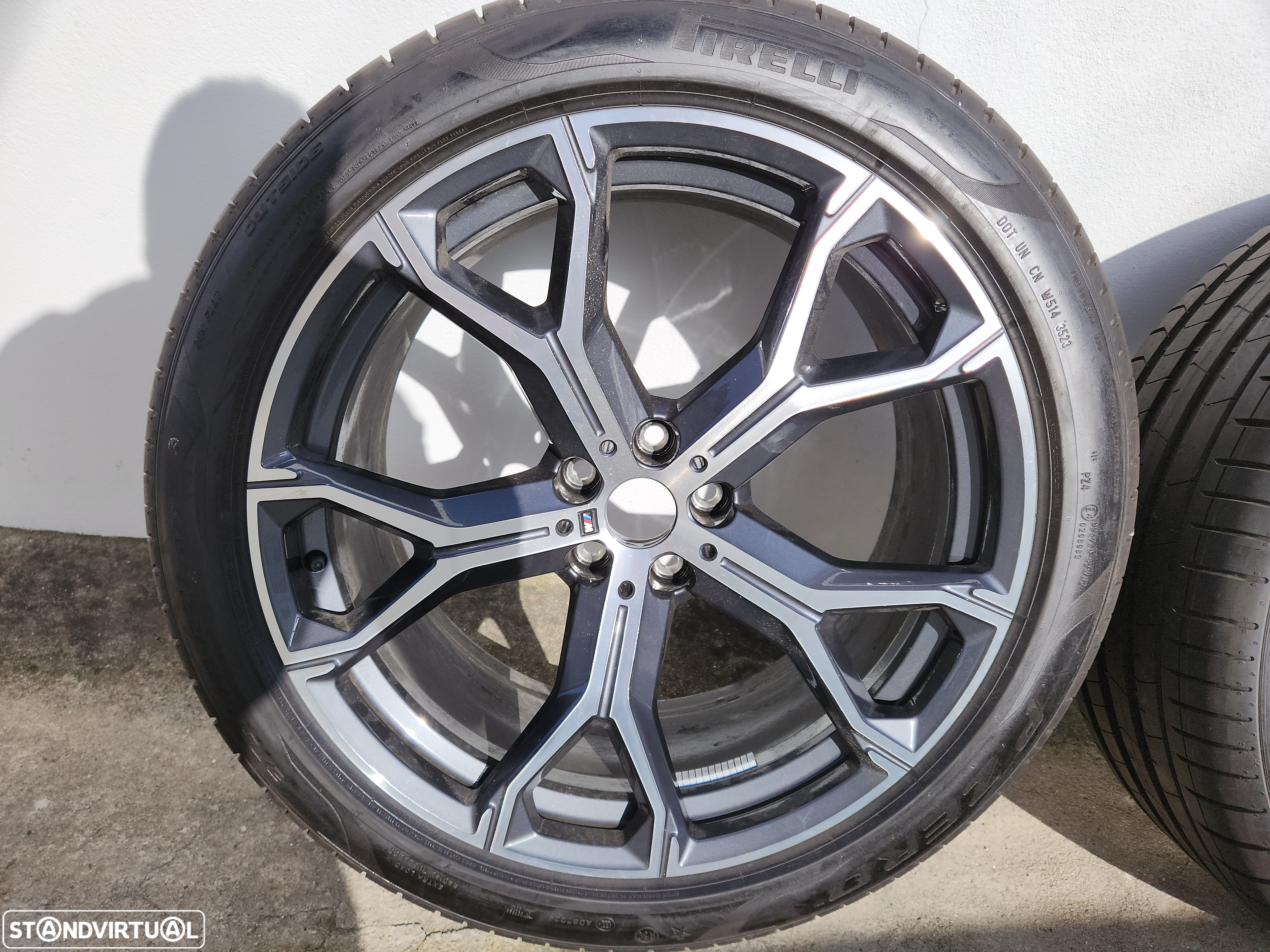 Jantes 21 BMW M Originais com pneus runflat 0 km BMW X5 G05 lci e pre lci 2018 a 2024 - 7
