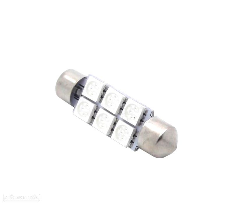 LÂMPADA LED AZUL C5W FESTOON 36 39 41MM - 2