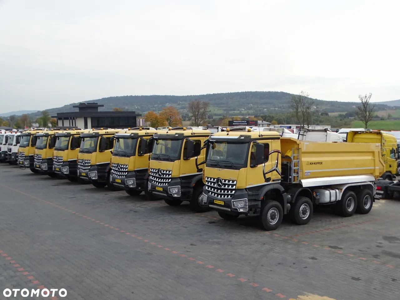 Mercedes-Benz AROCS 4145 / 8x8 / WYWROTKA TYLNOZSYPOWA / KH KIPPER  / EURO 6 - 8