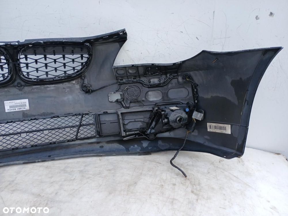 ZDERZAK PRZÓD PRZEDNI BMW 5 E60 E61 LIFT LCI SCHWARZ II SPRYSKI PDC - 5
