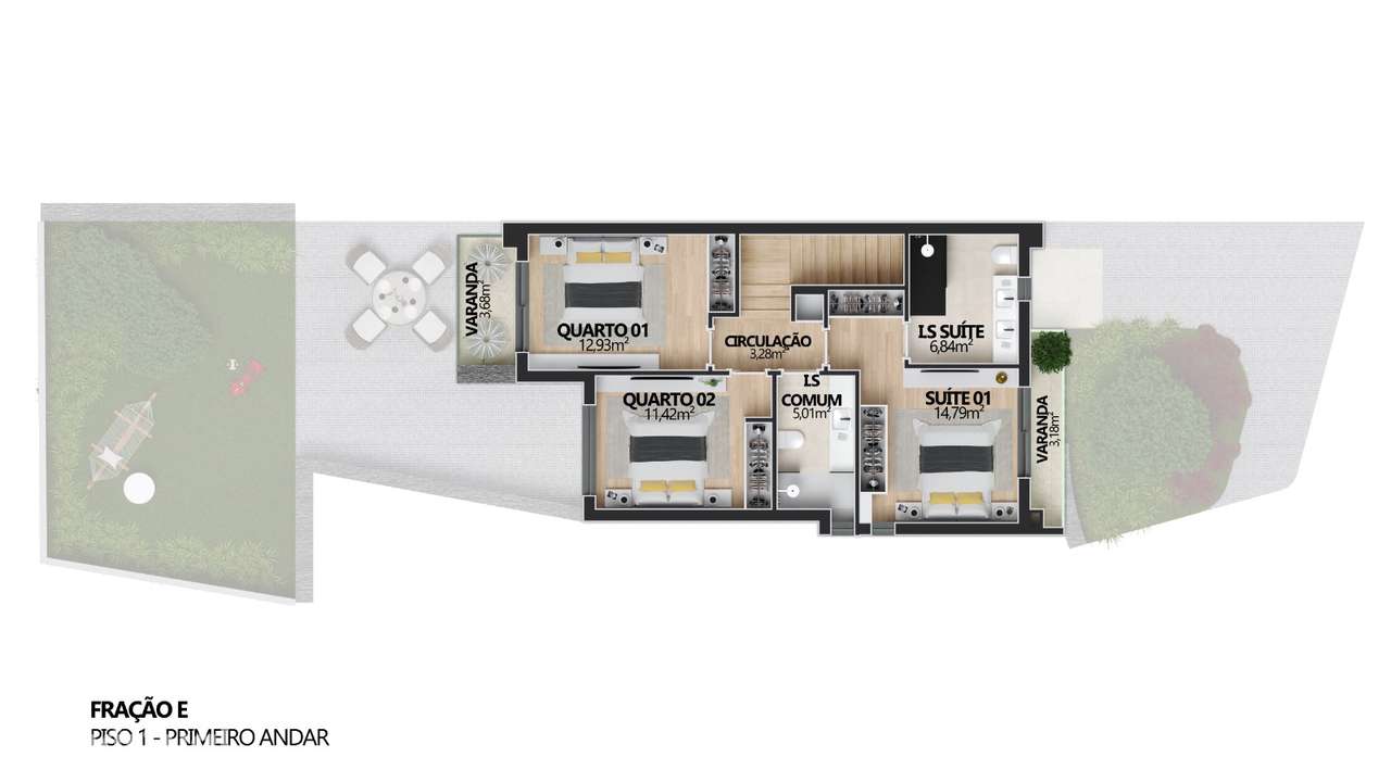 Villas de Dom Henrique – Empreendimento com 6 moradias e jardins priva - Grande imagem: 4/31