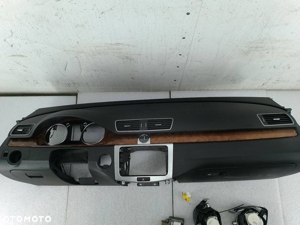 DESKA ROZDZIELCZA,KONSOLA PODUSZKI SENSOR PASY VW PASSAT B7 3C1857003QT - 9