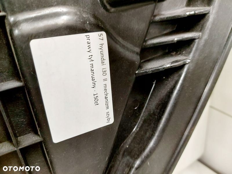 hyundai i30 ii mechanizm szyby prawy tył manualny - 3