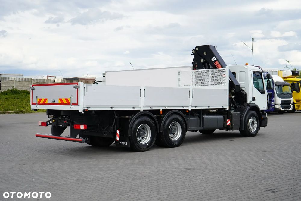 Renault PREMIUM / 370 / 6 X 4 / SKRZYNIOWY + HDS / HIAB 377 EP - 4 / PILOT - 5