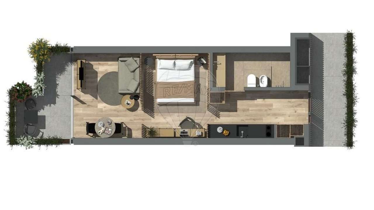 Apartamento T0 para venda - Grande imagem: 5/7