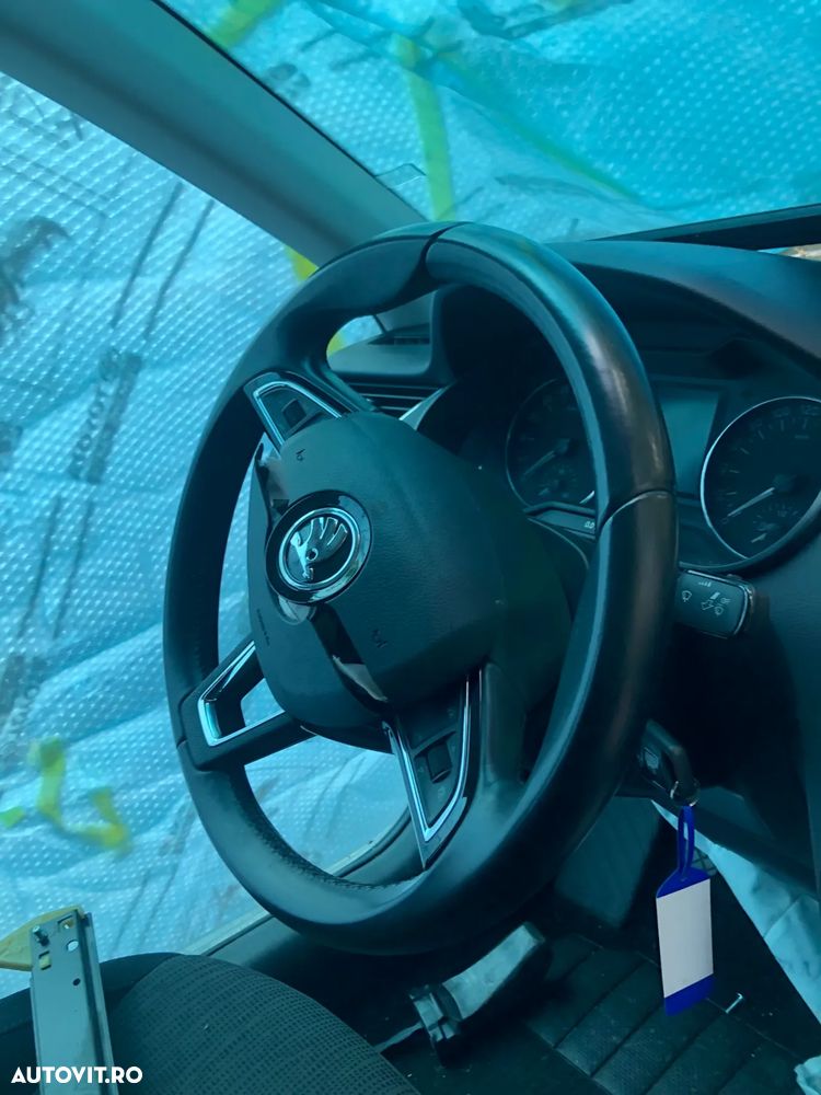 Volan cu comenzi fara airbag Skoda Octavia 3 2016 negru - 2