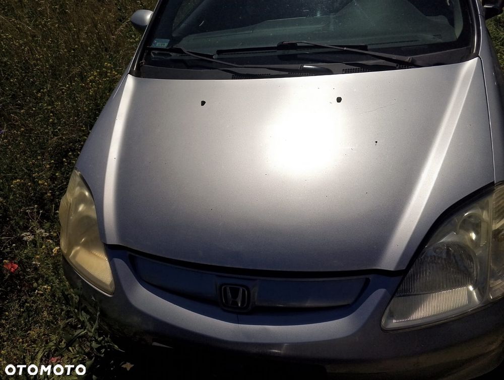 Honda Civic VII (00-04r.) 1.4 B 89KM. Silnik EU7 (D14Z6) (3113007)  Skrzynia SLW lakier NH623M. Cały na części. GWARANCJA !!!  Przód Tył Zestaw Komplet Drzwi Klapa Zderzak Błotnik Maska Grill Atrapa Szyba Pas Lampa Lusterko Boczki Fotel Kanapa Kokpit Deska Rozdzielcza Przełącznik Włącznik Sterownik Przewody Wiązka Instalacja Moduł Komputer Czujnik Listwa Pompa Alternator Wtryski Głowica Rozrusznik Kompresor Sprzęgło Dwumas Silnik Skrzynia ABS Klimatyzacji Paliwa Wspomagania Kolektor Turbina Przepustnica Zawór Chłodnica Koło Hak Belka Sanki Zawieszenie Mcpherson Półoś Amortyzator Wydech Tłumik Zacisk Most - 4