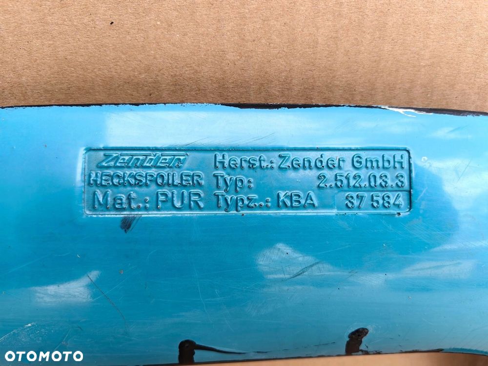 SPOILER lotka klapy ZENDER 2.512.03.3 KBA 37584 - 12