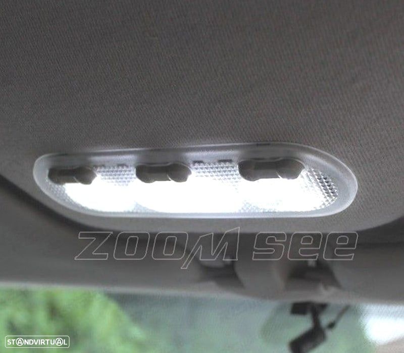 KIT COMPLETO DE 13 LAMPADAS LED INTERIOR PARA RENAULT SCENIC 1 I MK1 96-03 - 2