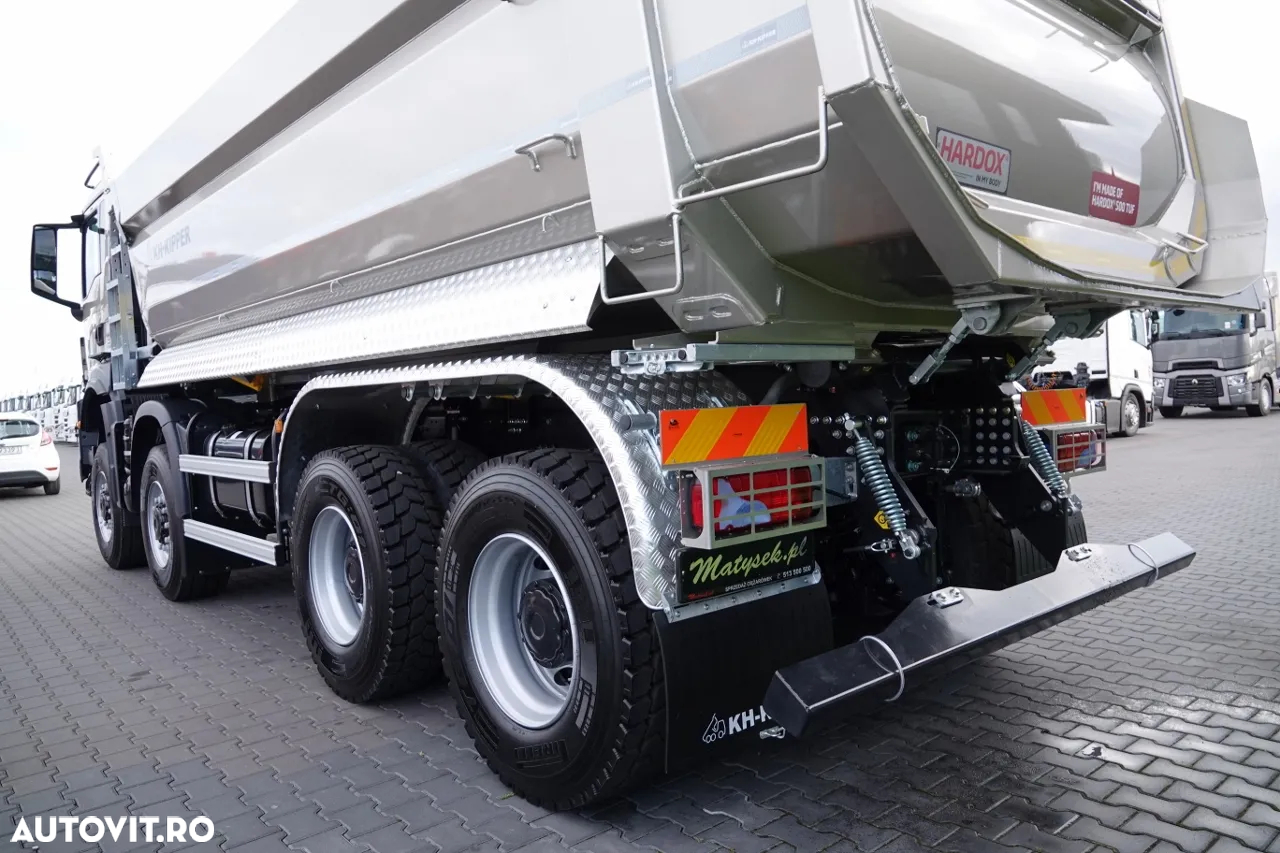 MAN TGS 41.480 / 8X8 / ​​BASCULATOR SPATE / KH-KIPPER / HARDOX / METALIC / 2025 / AUTOMAT / NOU / DISPONIBIL Imediat! - 17