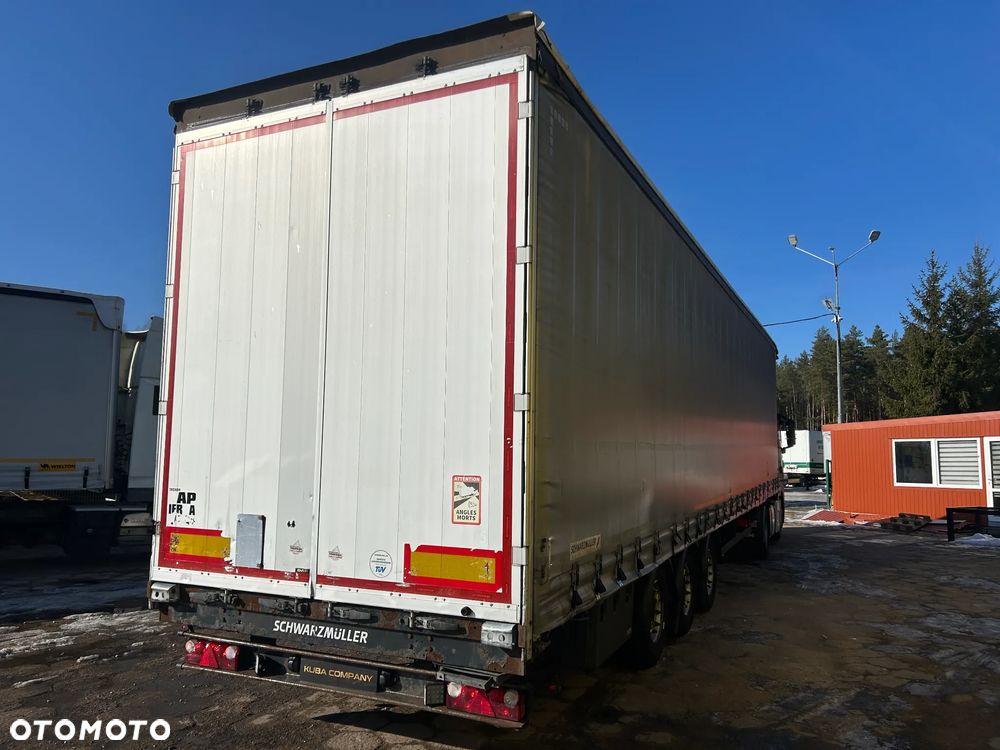 Schmitz Cargobull SCHWARZMULLER FIRANKA / MEGA LIGHT / OŚ PODNOSZONA / OPONY R 19.5 / PODNOSZONY DACH / DWA KOŁA ZAPASOWE / 2016 ROK !! - 5