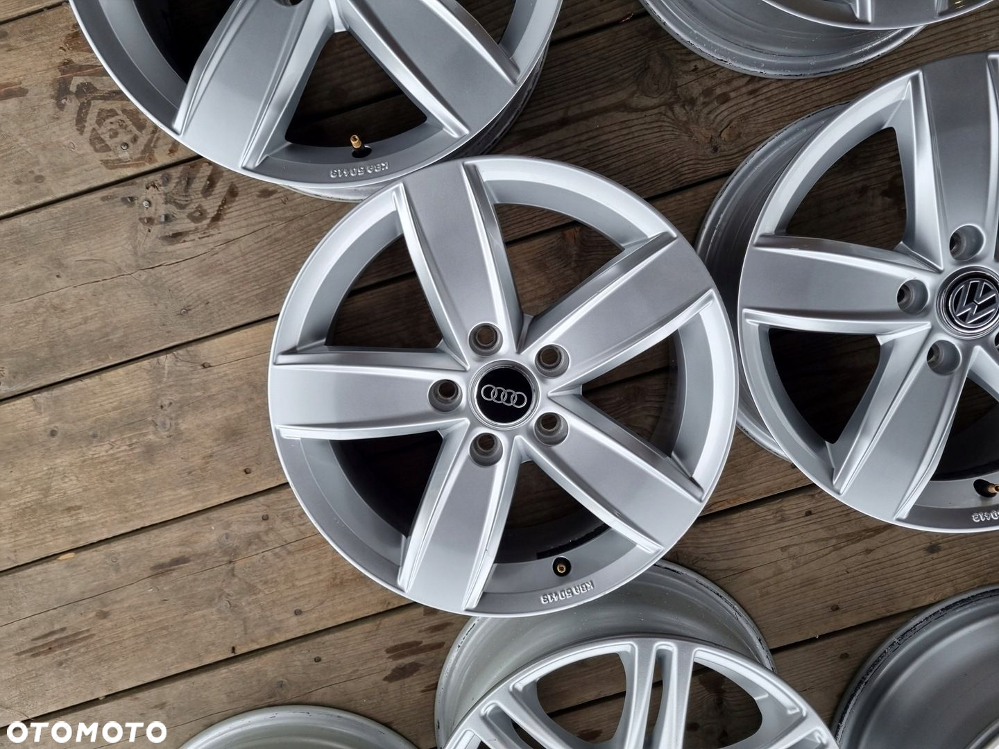 VW 5TA,T0URAN,GOLF,SEAT LEON 3,AUDI ,SKODA alu 6,5X16 ET48 5X112 bdb stan - 10