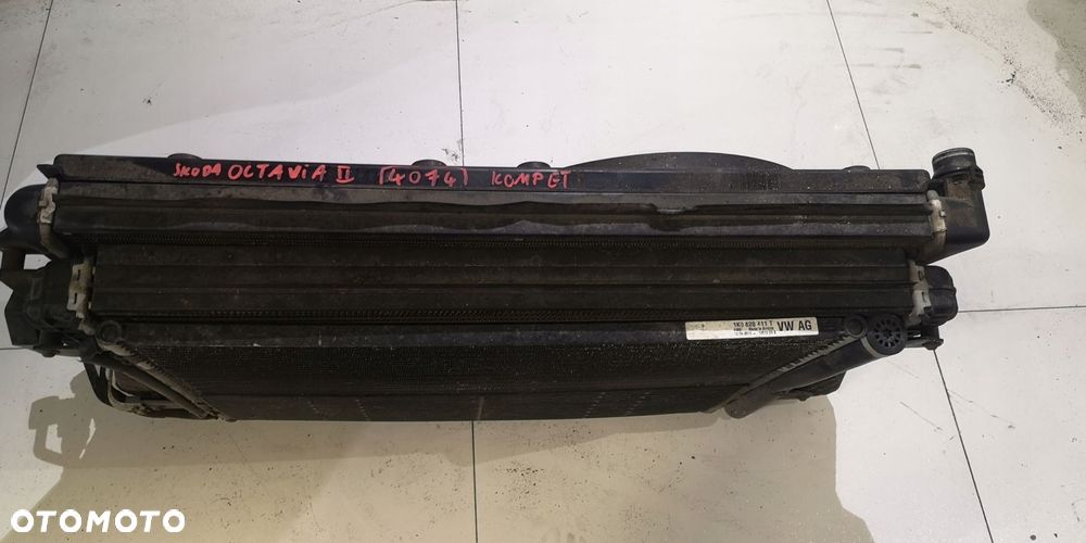 SKODA OCTAVIA II KOMPLET CHŁODNIC VRS 2.0 TFSI - 2