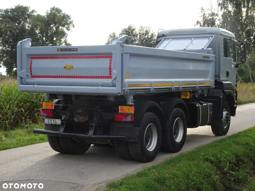 MAN TGS 26.480 6X6  Kipper Meiller 3-stronny Hydroburta stan idealny - 8