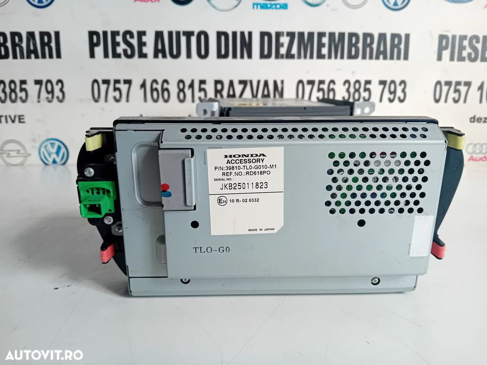 Sistem Audio Magazie Cd Display Navigatie Honda Accord 2008-13 Cod 39100-TL0-G500 39810-TL0-G010-M1 - 6