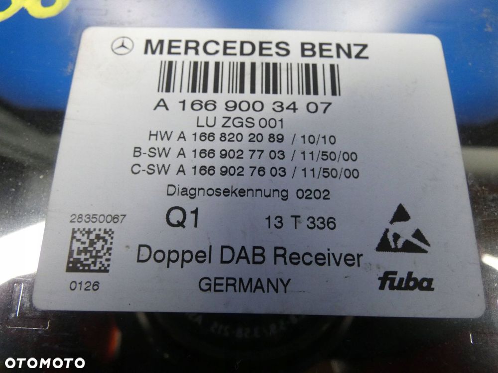MERCEDES GLA W156 W176 W117 W246 MODUŁ TUNER WZMACNIACZ RADIA - 2