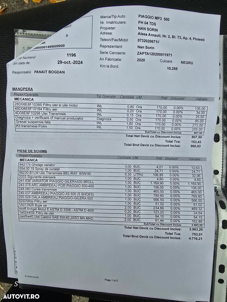 Piaggio MP3 500 Sport ABS - 13