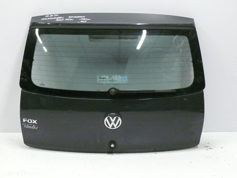 KLAPA TYLNA BAGAŻNIKA VOLKSWAGEN POLO FOX KOMPLETNA