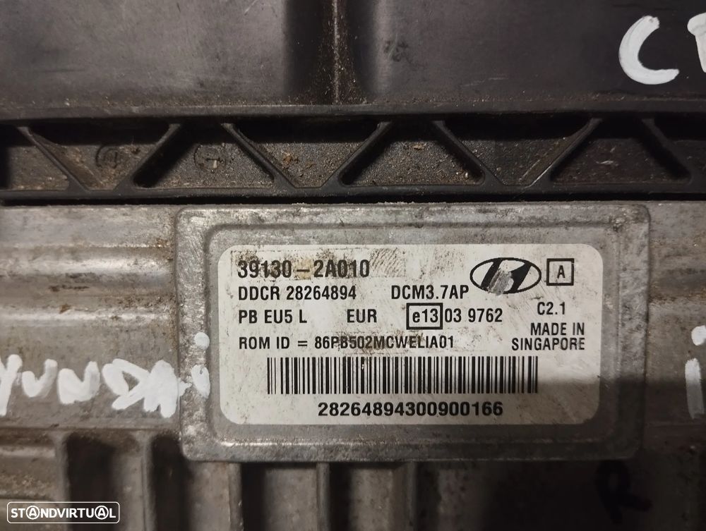 UNIDADE / CENTRALINA DO MOTOR HYUNDAI I20 1.1CRDI 39130-2A010 28264894 DCM3.7AP - 3