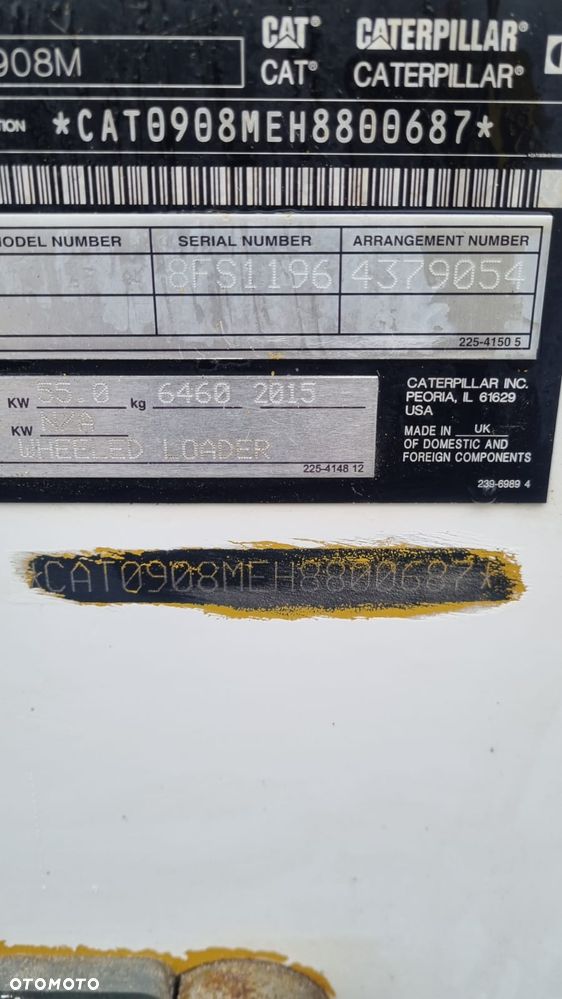 Caterpillar 908/ Maszyna sprowadzona - 14